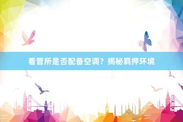 看管所是否配备空调？揭秘羁押环境